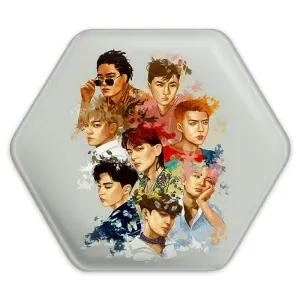 پیکسل شش ضلعی گروه موسیقی اکسو EXO