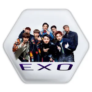 پیکسل شش ضلعی گروه موسیقی اکسو EXO