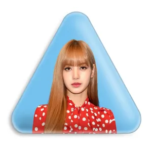 پیکسل مثلثی لیسا گروه بلک پینک Black Pink