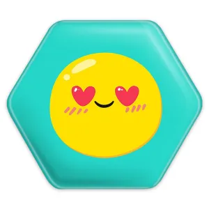 پیکسل شش ضلعی ایموجی Emoji