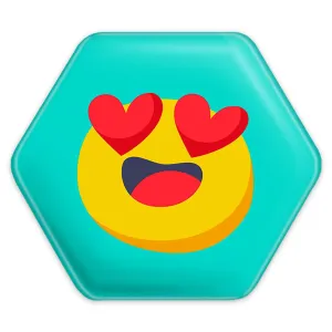 پیکسل شش ضلعی ایموجی Emoji