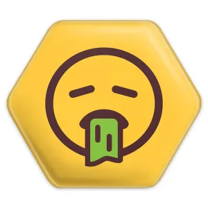 پیکسل شش ضلعی ایموجی Emoji
