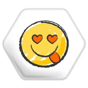 پیکسل شش ضلعی ایموجی Emoji