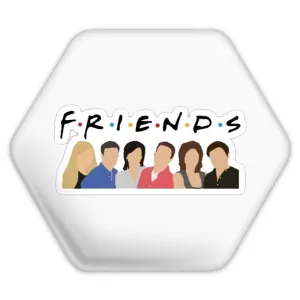 پیکسل شش ضلعی سریال فرندز  Friends
