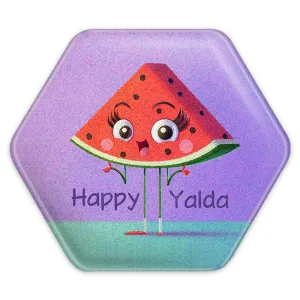 پیکسل شش ضلعی شب یلدا