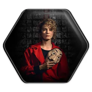 پیکسل شش ضلعی مونیکا سریال Money Heist
