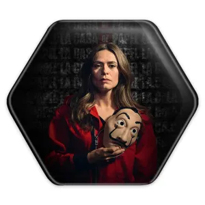 پیکسل شش ضلعی راکل موریو سریال Money Heist