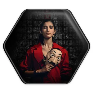 پیکسل شش ضلعی نایروبی سریال Money Heist