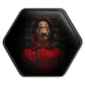 پیکسل شش ضلعی سریال Money Heist