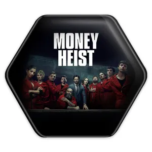 پیکسل شش ضلعی سریال Money Heist