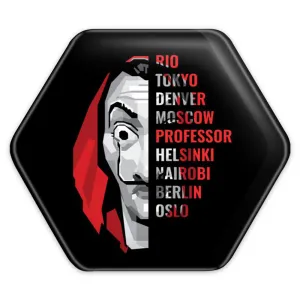 پیکسل شش ضلعی سریال Money Heist