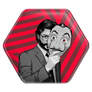 پیکسل شش ضلعی پروفسور سریال Money Heist