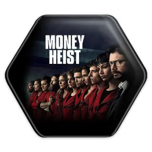 پیکسل شش ضلعی سریال Money Heist