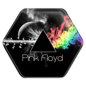 پیکسل شش ضلعی گروه پینک فلوید Pink Floyd