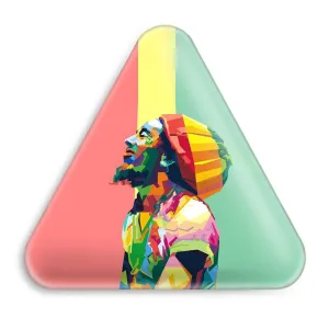 پیکسل مثلثی باب مارلی Bob Marley