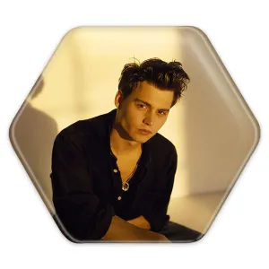 پیکسل شش ضلعی جانی دپ Johnny Depp