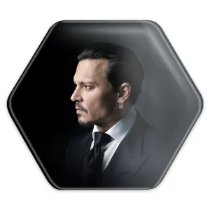 پیکسل شش ضلعی جانی دپ Johnny Depp