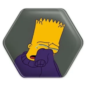 پیکسل شش ضلعی سیمپسون ها The Simpsons
