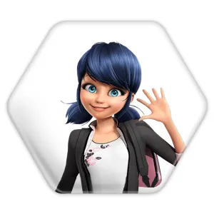 پیکسل شش ضلعی دختر کفشدوزکی