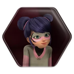 پیکسل شش ضلعی دختر کفشدوزکی