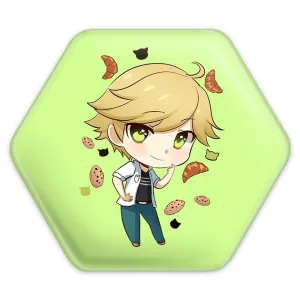 پیکسل شش ضلعی پسر گربه ای