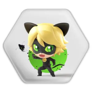 پیکسل شش ضلعی پسر گربه ای