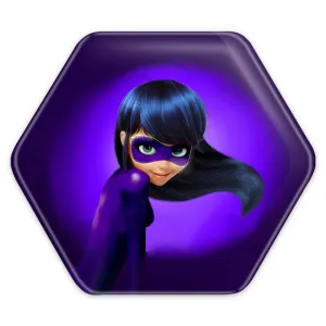 پیکسل شش ضلعی دختر کفشدوزکی