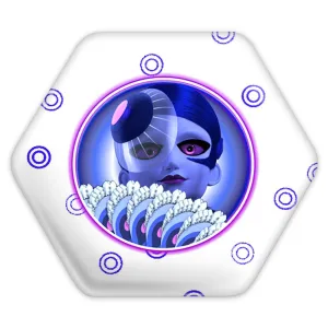 پیکسل شش ضلعی مایورا دختر کفشدوزکی