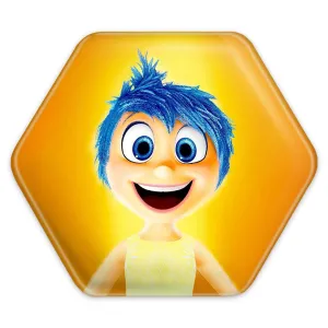 پیکسل شش ضلعی شخصیت شادی انیمیشن اینساید اوت Inside Out