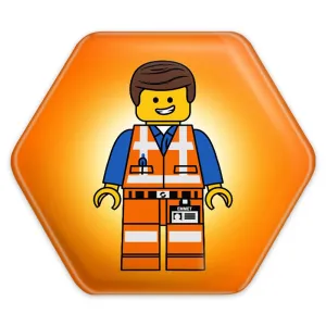پیکسل شش ضلعی انیمیشن لگو LEGO