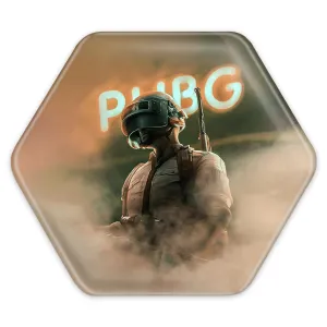پیکسل شش ضلعی بازی پابجی PUBG