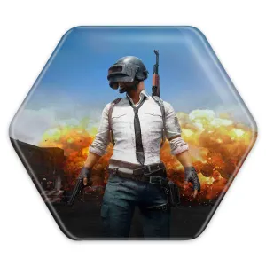 پیکسل شش ضلعی بازی پابجی PUBG