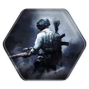 پیکسل شش ضلعی بازی پابجی PUBG