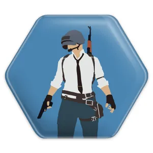 پیکسل شش ضلعی بازی پابجی PUBG