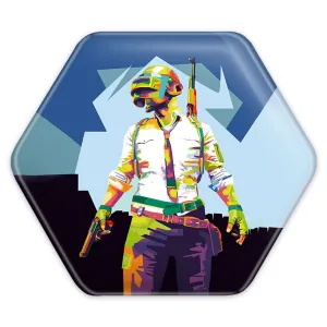 پیکسل شش ضلعی بازی پابجی PUBG
