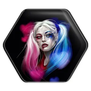 پیکسل شش ضلعی هارلی کویین Harley Quinn