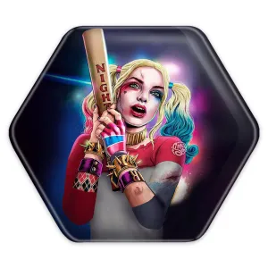 پیکسل شش ضلعی هارلی کویین Harley Quinn