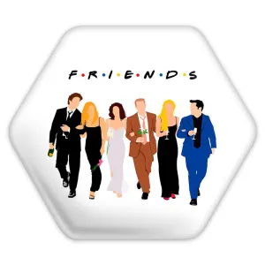 پیکسل شش ضلعی سریال فرندز  Friends