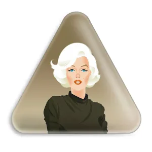 پیکسل مثلثی مرلین مونرو Marilyn Monroe