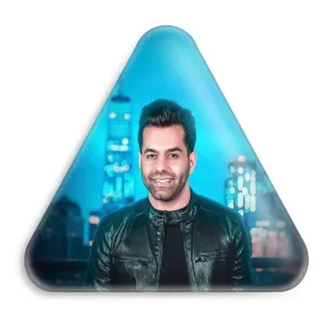 پیکسل مثلثی رضا بهرام