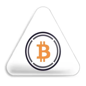 پیکسل مثلثی ارز دیجیتال بیت کوین
