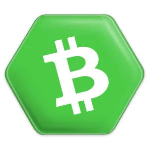 پیکسل شش ضلعی ارز دیجیتال بیت کوین کش