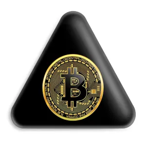 پیکسل مثلثی ارز دیجیتال بیت کوین