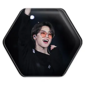 پیکسل شش ضلعی جیمین Jimin گروه بی تی اس BTS