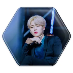 پیکسل شش ضلعی جیمین Jimin گروه بی تی اس BTS
