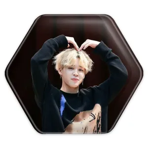 پیکسل شش ضلعی جیمین Jimin گروه بی تی اس BTS