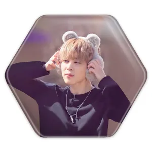 پیکسل شش ضلعی جیمین Jimin گروه بی تی اس BTS