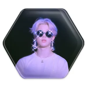 پیکسل شش ضلعی جیمین Jimin گروه بی تی اس BTS