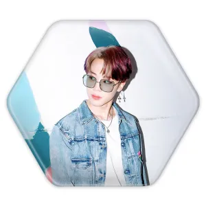 پیکسل شش ضلعی جیمین Jimin گروه بی تی اس BTS