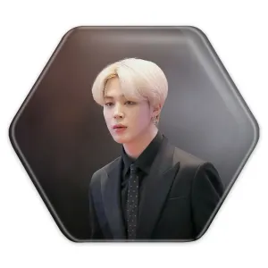 پیکسل شش ضلعی جیمین Jimin گروه بی تی اس BTS